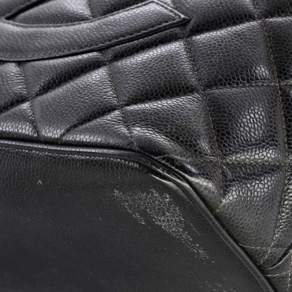 Chanel Medallion Tote Quilted Caviar #255006C27B - Picture 6 of 8